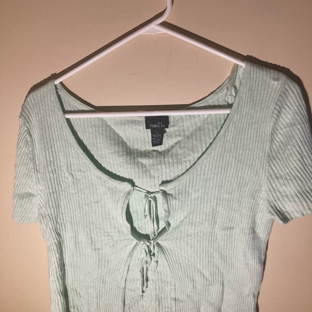 Forever 21 overshirt light green